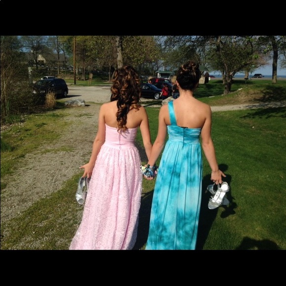 Blue Prom Dress - Picture 4 of 4